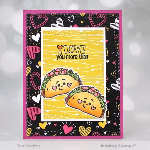 Whimsy Clear Stamps Set Valentine Puns