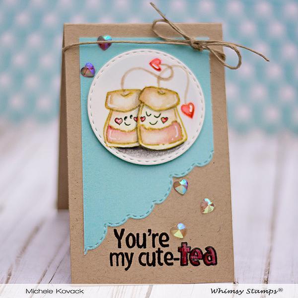 Whimsy Clear Stamps Set Valentine Puns