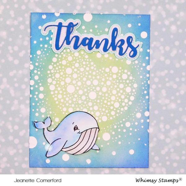 Whimsy Clear Stamps Set Whale of a Time