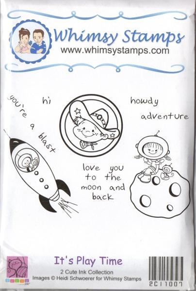 Whimsy Rubber Stamps It´s Play Time