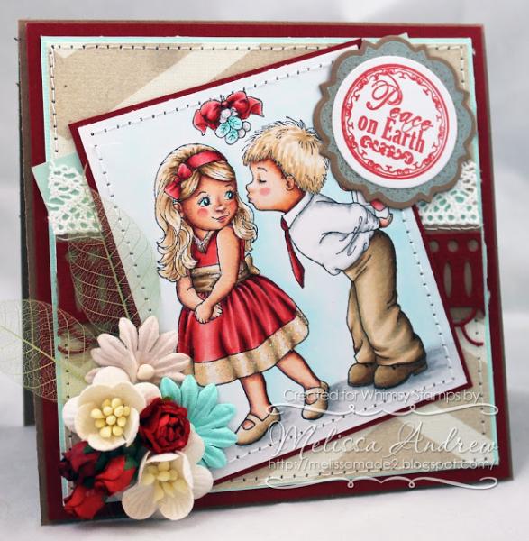 Whimsy Stamps Christmas Kiss