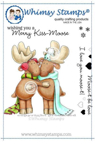 Whimsy Stamps Moose Friends