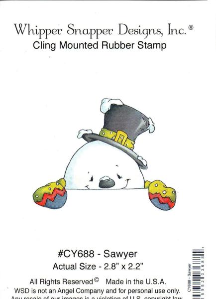 Whipper Snapper Designs Cling Stamp Sawyer #CY688