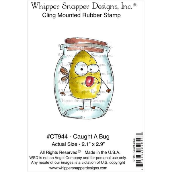 Whipper Snapper Designs Cling Caught A Bug #CT944