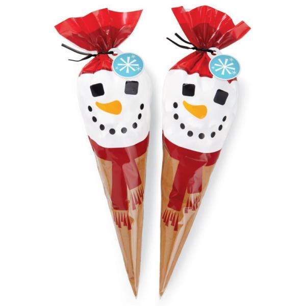 Wilton Shaped Party Bags Coco Cone Snowman