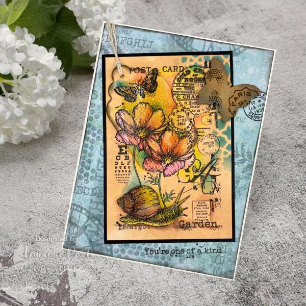 Woodware Clear Magic Stamp Garden Snail FRS979