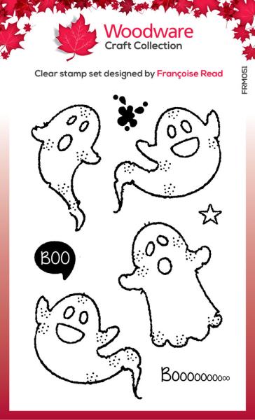 Woodware Clear Stamp Tiny Ghost FRM051