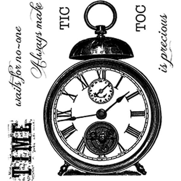 Woodware Clear Magic Stamp Tic Toc FRS053