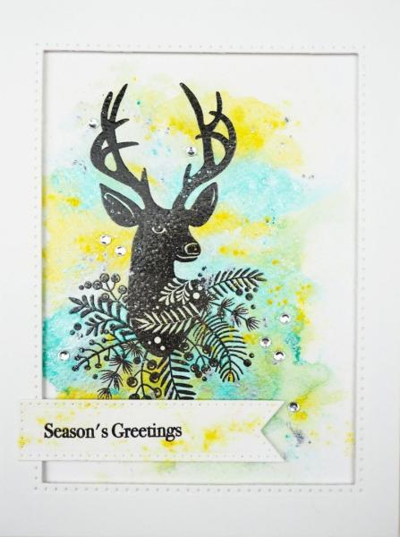 Woodware Clear Stamp Stylish Reindeer JGS614