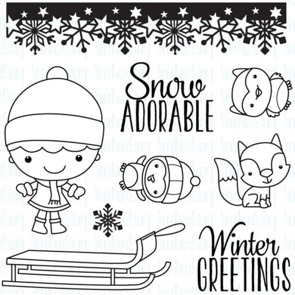 Your Next Stamp Clear Stamps Winter Wonderland Phoebe
