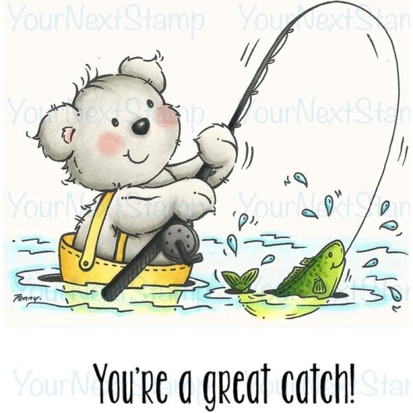Your Next Stamp Clear Stamps Great Catch #CYNS543