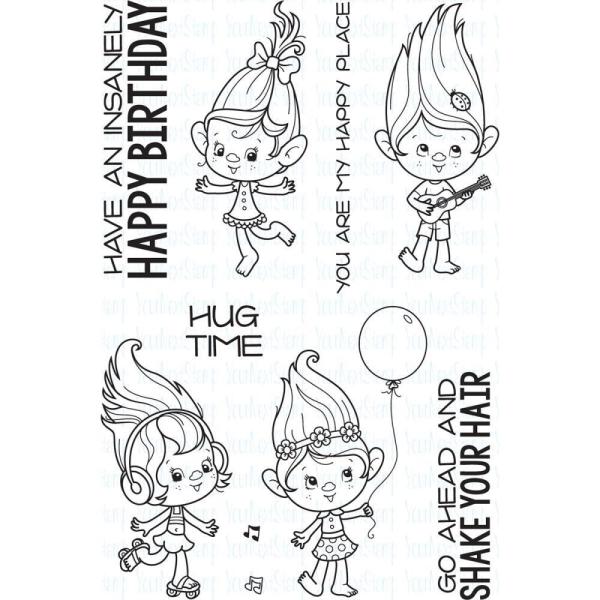 Your Next Stamp Clear Stamps Insanely Happy #CYNS555