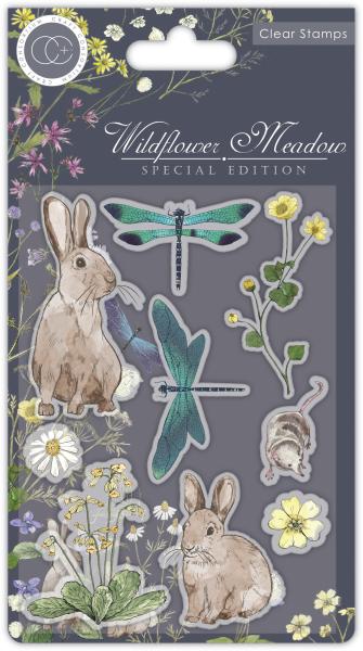 Craft Consortium Clear Stamp Wildflower Meadow SE #076