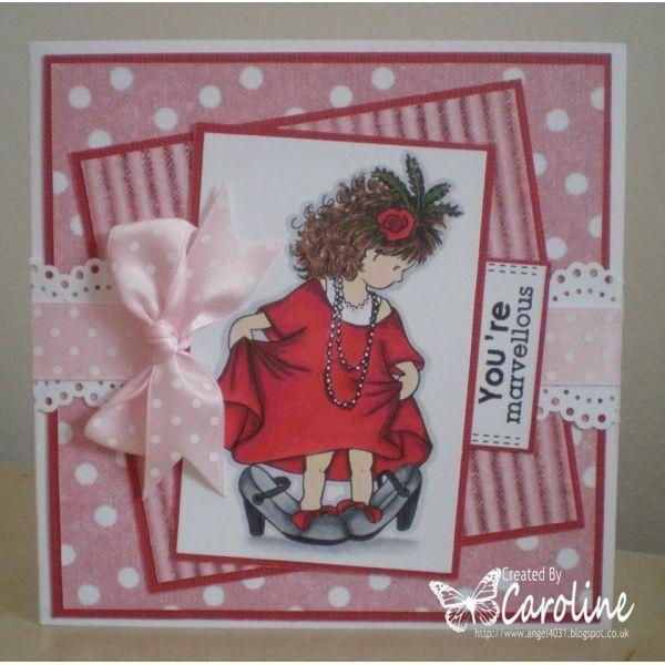 SALE Angelica and Friends - Phoebe Stamp Set by Crafter's Companion
