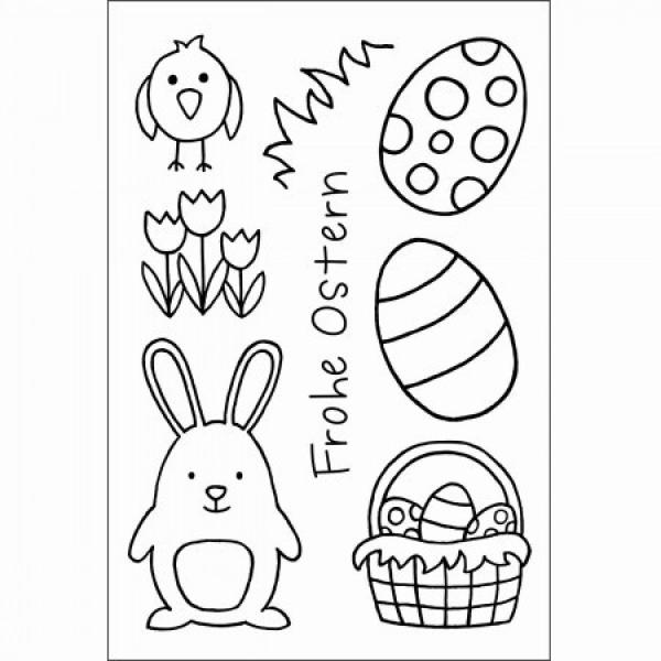 efco Clear Stamp Frohe Ostern #1245