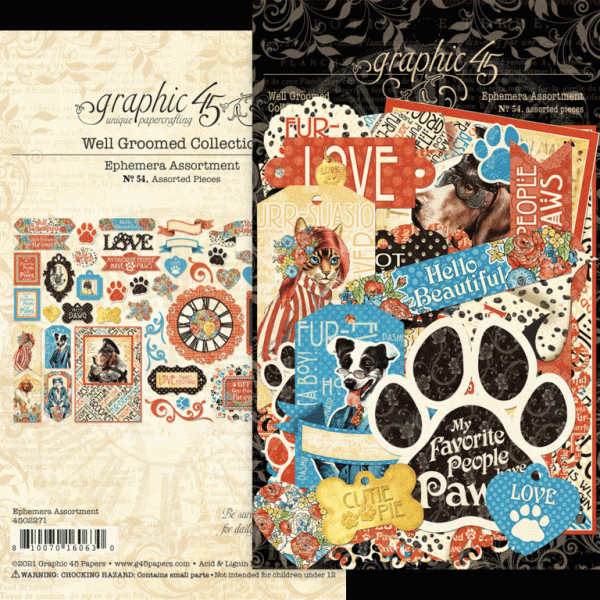 Graphic 45 Well Groomed Scrapbooking KIT