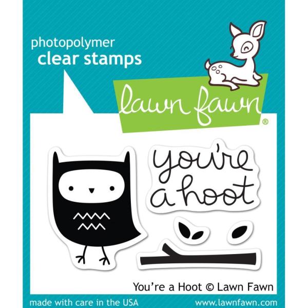 Lawn Fawn Clearstempel - You`re a Hoot