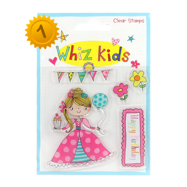 Dovecraft Whiz Kids Clear Stamp Princess