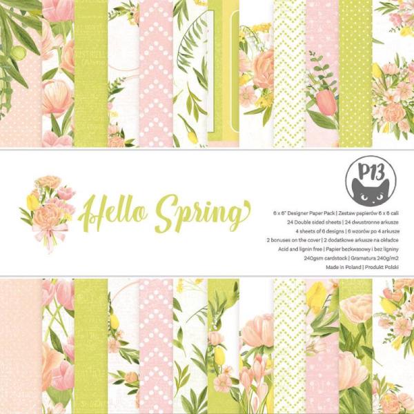 Piatek 13 Paper Pad 6x6 Hello Spring