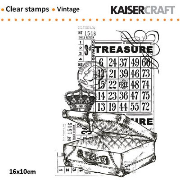 Kaisercraft Clear Stamp Vintage Treasure