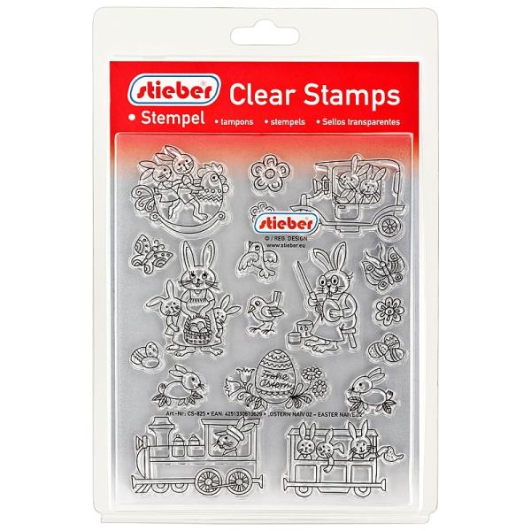 stieber® Clear Stamp Set Ostern Naive CS825
