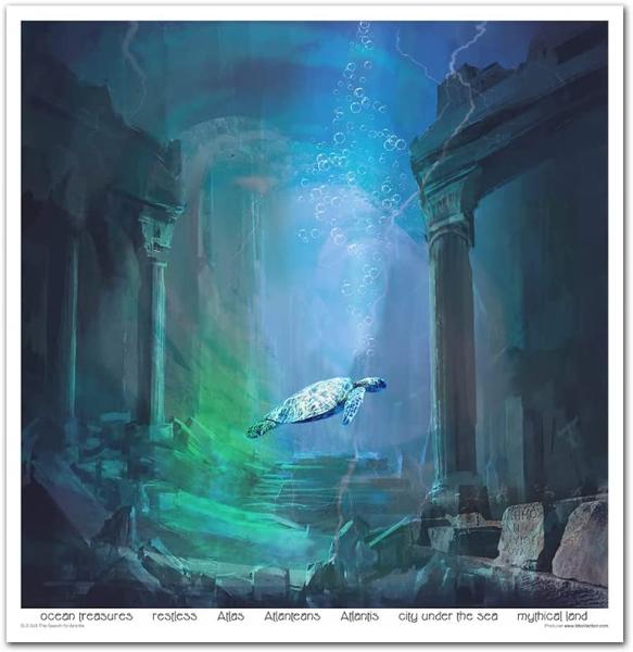 ITD Collection Paper Pad 12x12 The Search for Atlantis #048