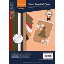 Florence A4 Sticker Cardstock Paper Christmas
