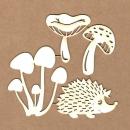 KORA Projects Chipboard Mushrooms SET #4053