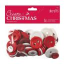 SALE Papermania Assorted Buttons Nordic Christmas #354396