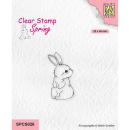 SPCS026 Nellie Snellen Clear Stamp Cute Rabbit 1