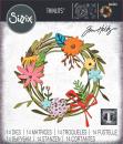 Thinlits Die by Tim Holtz Vault Funky Floral Wreath (14pcs) #666563