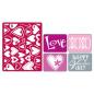 Preview: Sizzix Embossing Folder 5PK Valentine Set #656508