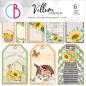 Preview: Ciao Bella 6x6 Vellum Paper Farmhouse Garden #003