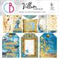 Preview: Ciao Bella 6x6 Vellum Paper Indigo #002