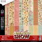 Preview: Ciao Bella 12x12 Patterns Pad The Greatest Show #CBT027