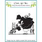 Preview: Class Act Inc. Cling Stamp Garden Girl
