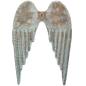 Preview: Copper Patina Metal Angel Wings 8"X10"