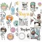 Preview: Craft&You Design12x12 Paper Set Extras Stay at Home