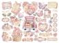 Preview: DFLDC90 Stamperia Romance Forever Die Cuts Assorted Journaling Edition (42pcs)