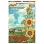 Preview: DFSA4XSF * Stamperia A4 Reispapier SET Sunflower Art