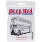 Preview: Deep Red Cling Stamp - Double Decker Bus