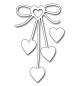 Preview: Penny Black Heart Bow Creative Dies #51-299