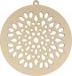 Preview: Artemio Wooden Ornament Snowflake 14003243