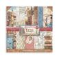 Preview: SBBL132 Stamperia 12x12 Paper Pad Vintage Library