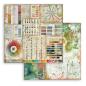 Preview: Stamperia 8x8 Paper Pad Atelier des Artes #SBBS33