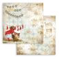 Preview: Stamperia 8x8 Paper Pad Romantic Christmas #SBBS44