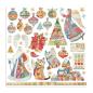 Preview: Stamperia 6x6 Paper Pad Christmas Patchwork #SBBXS05