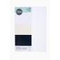 Preview: Sizzix Surfacez Cardstock A4 Black Ivory White #665989