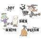 Preview: Sizzix Clear Stamps Fright Night! #664476
