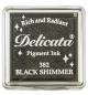 Preview: Tsukineko Pigment Inkpad S Delicata Black Shimmer